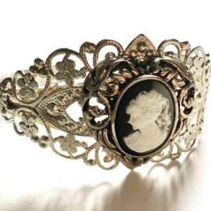 Cameo cuff bracelet